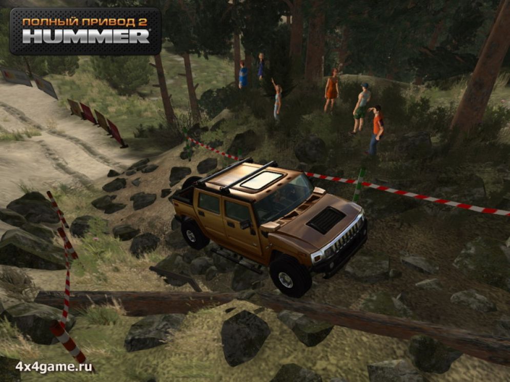 Screenshot ze hry 4x4: Hummer - Recenze-her.cz