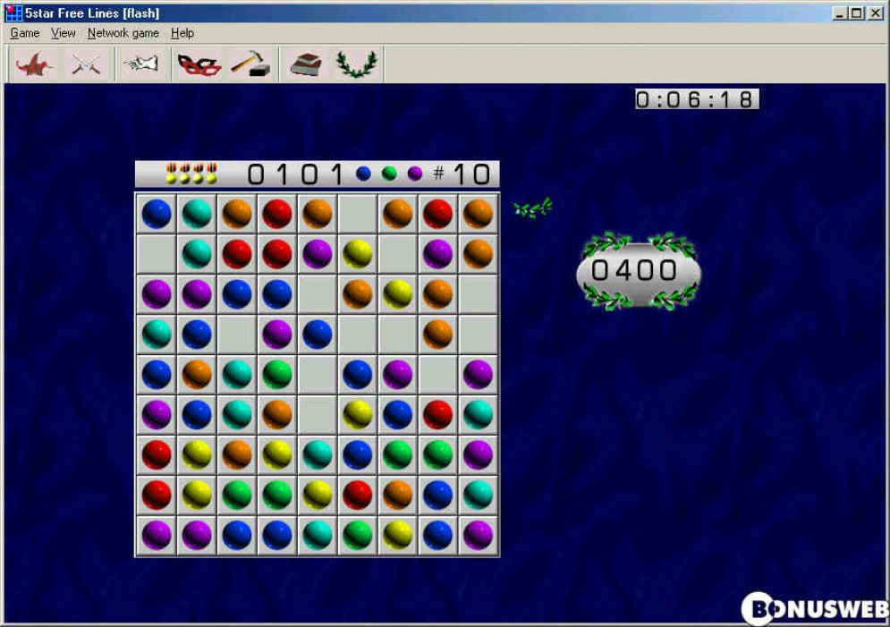 Screenshot ze hry 5star Free Lines - Recenze-her.cz