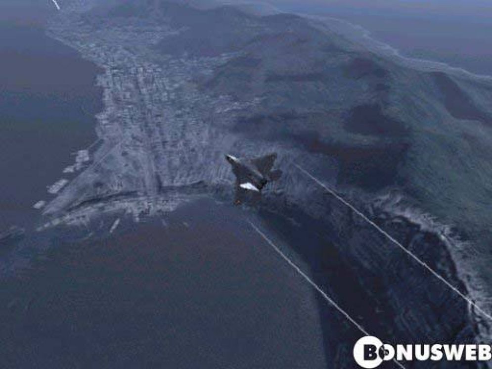 Screenshot ze hry Ace Combat 04: Shattered Skies - Recenze-her.cz