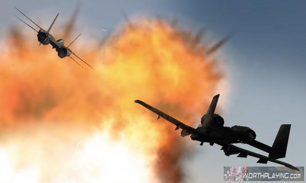 Screenshot ze hry Ace Combat 3D - Recenze-her.cz