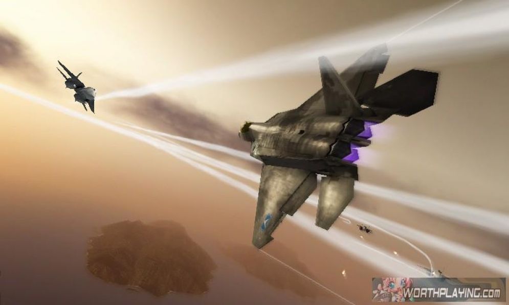 Screenshot ze hry Ace Combat 3D - Recenze-her.cz