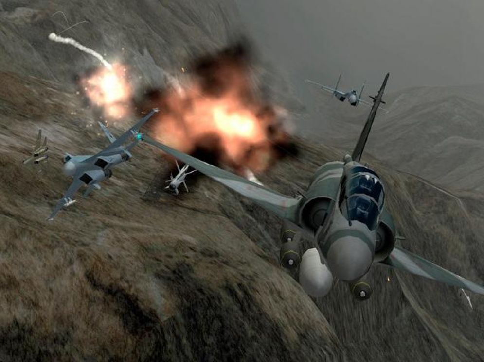Screenshot ze hry Ace Combat 5: Squadron Leader - Recenze-her.cz