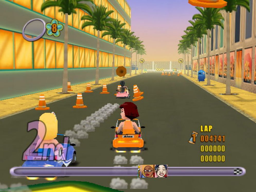 Screenshot ze hry Action Girlz Racing - Recenze-her.cz