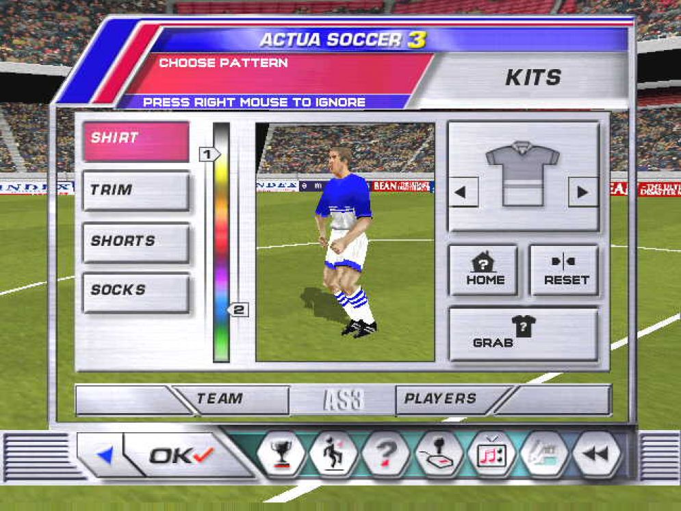 Screenshot ze hry Actua Soccer 3 - Recenze-her.cz