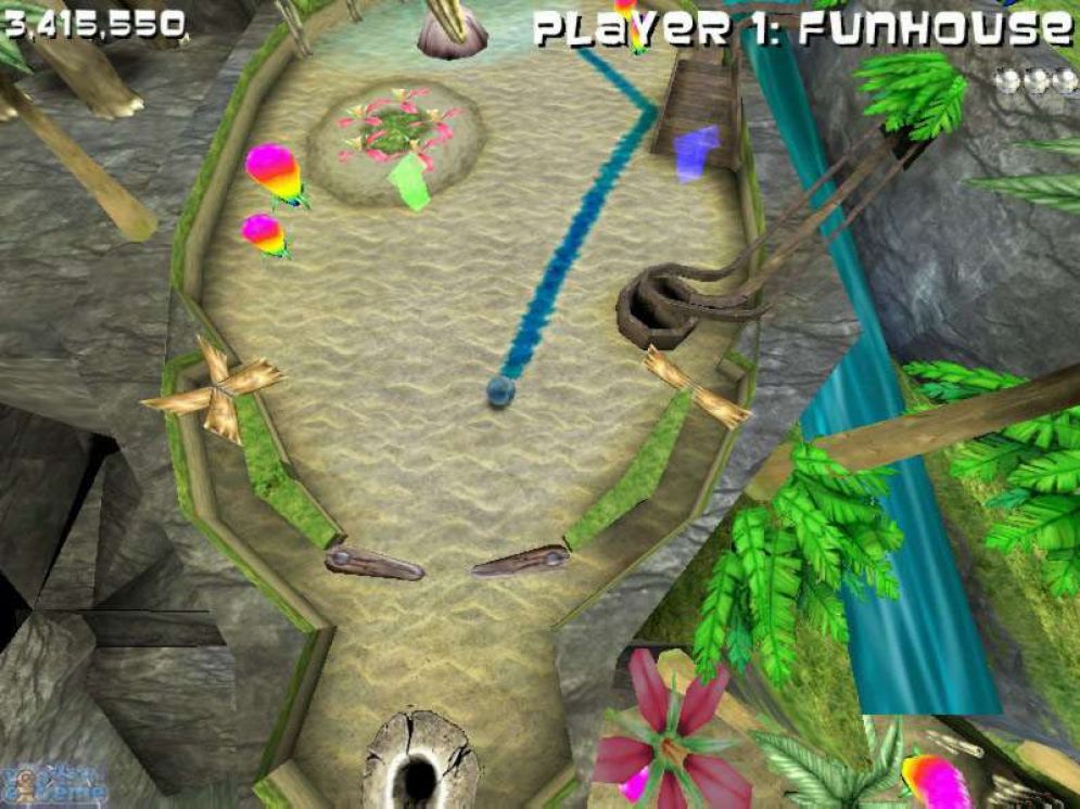 Screenshot ze hry Adventure Pinball: Forgotten Island - Recenze-her.cz