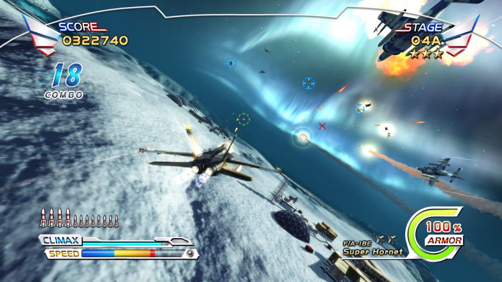 Screenshot ze hry After Burner Climax  - Recenze-her.cz