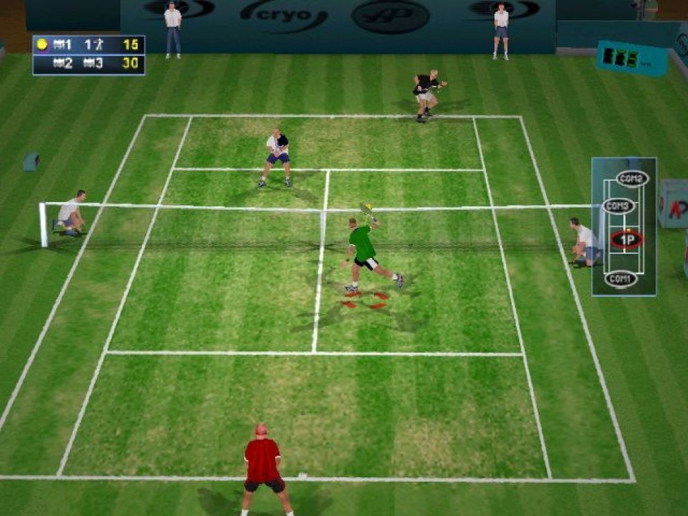 Screenshot ze hry Agassi Tennis Generation 2002 - Recenze-her.cz