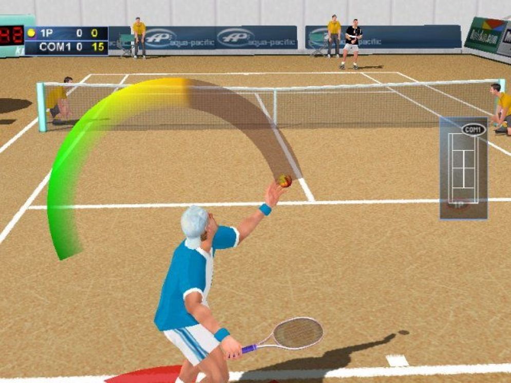 Screenshot ze hry Agassi Tennis Generation 2002 - Recenze-her.cz