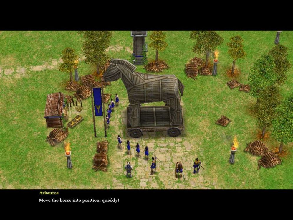 Screenshot ze hry Age of Mythology - Recenze-her.cz