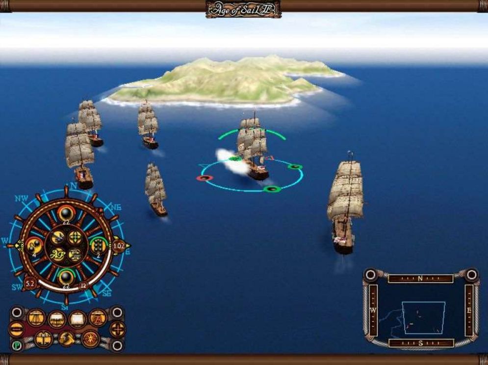 Screenshot ze hry Age of Sail II - Recenze-her.cz