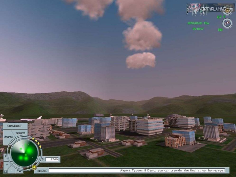 Screenshot ze hry Airport Tycoon 3 - Recenze-her.cz