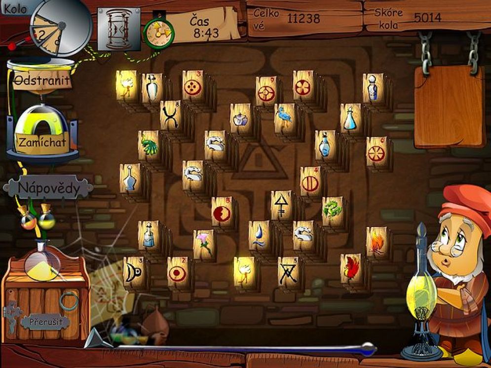 Screenshot ze hry Alchemy Mahjong - Recenze-her.cz