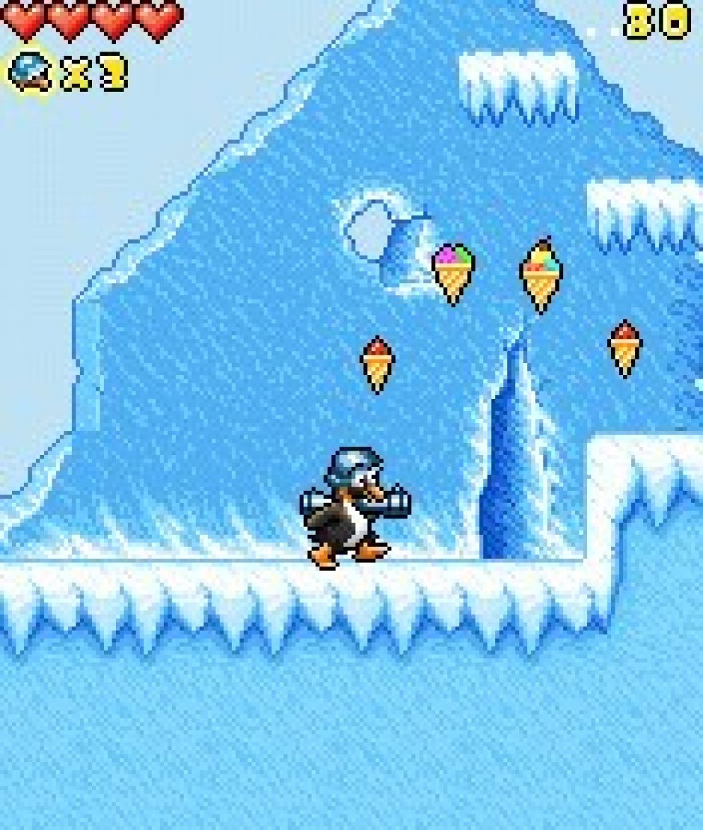 Screenshot ze hry ALI the penguin - Recenze-her.cz