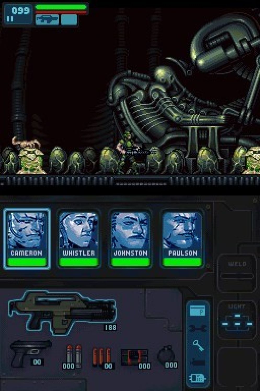Screenshot ze hry Aliens: Infestation - Recenze-her.cz