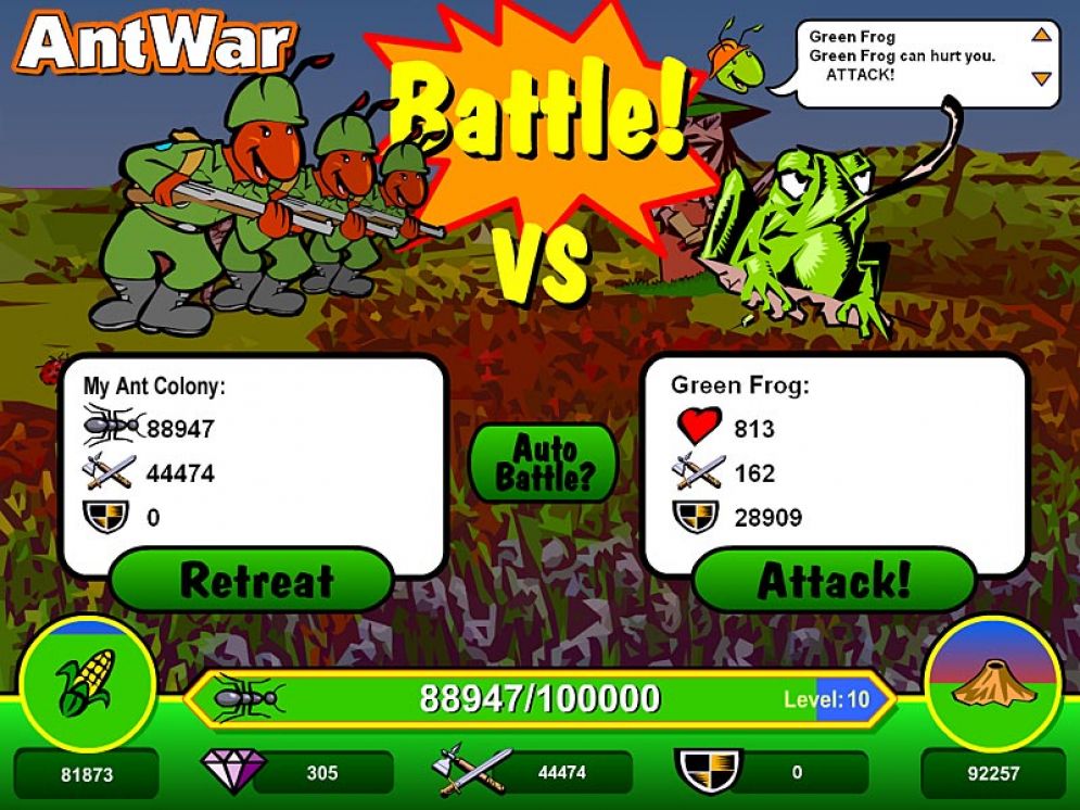 Screenshot ze hry Ant War - Recenze-her.cz