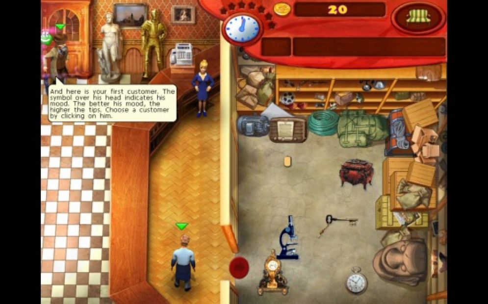 Screenshot ze hry Antique Shop - Recenze-her.cz