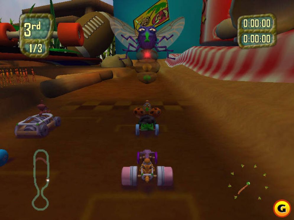 Screenshot ze hry AntZ Extreme Racing - Recenze-her.cz