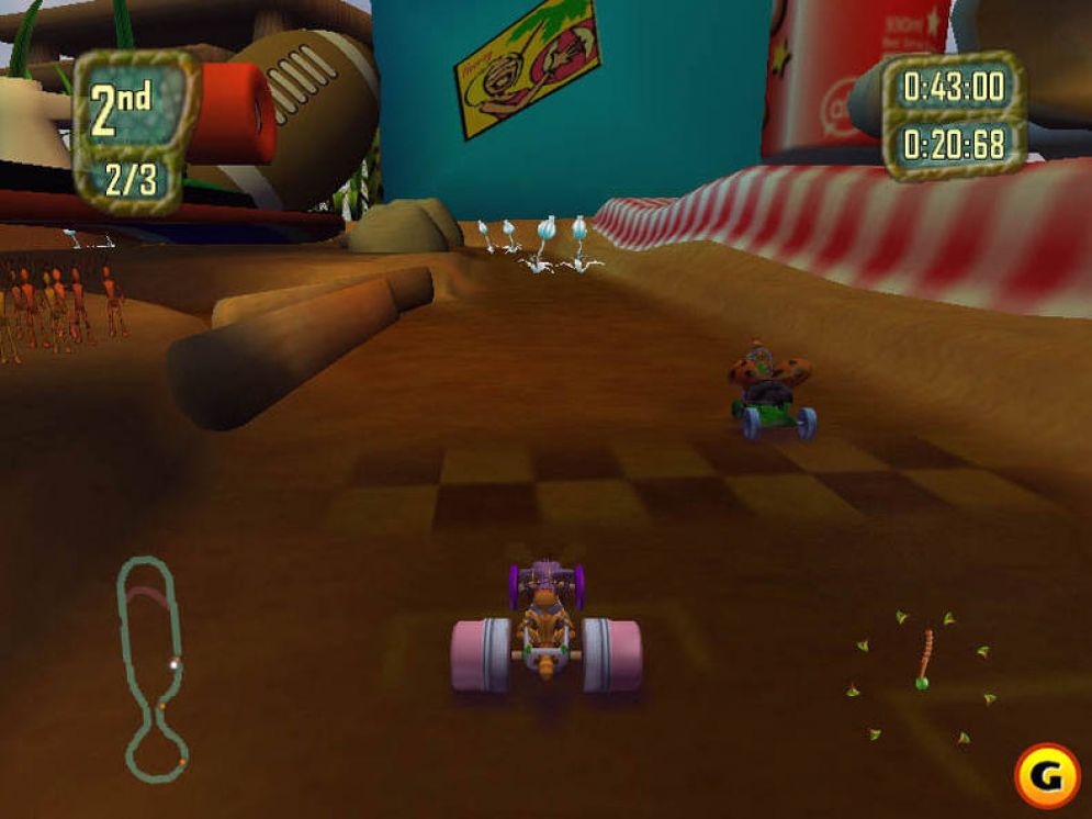 Screenshot ze hry AntZ Extreme Racing - Recenze-her.cz