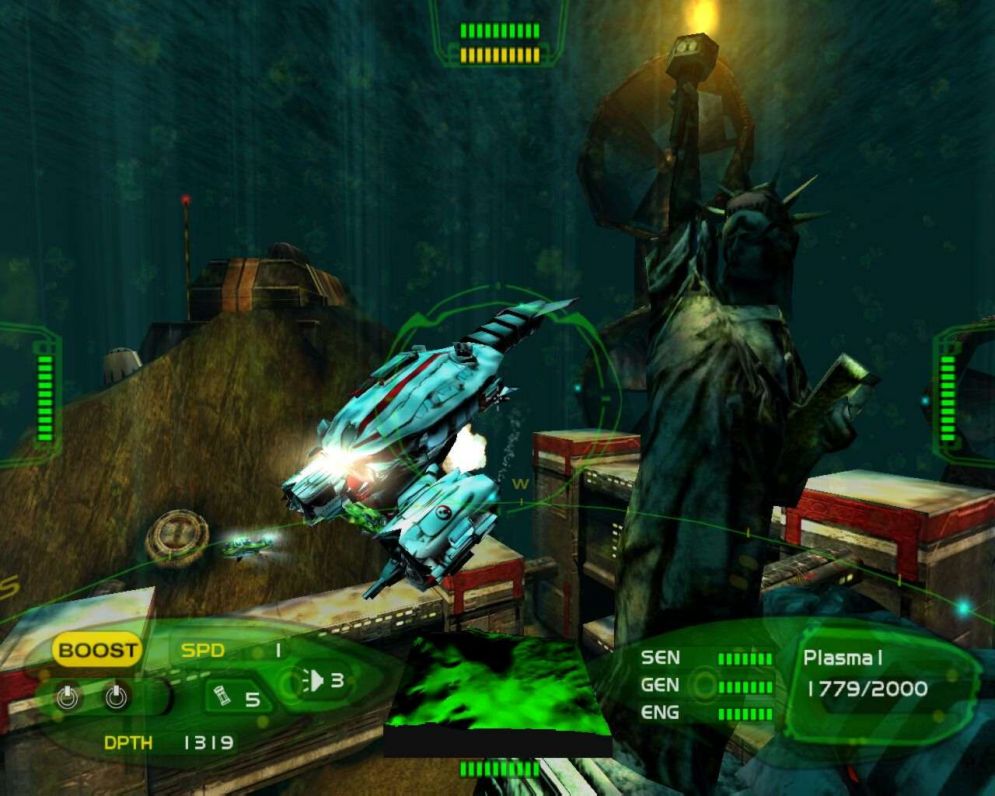 Screenshot ze hry Aquanox - Recenze-her.cz