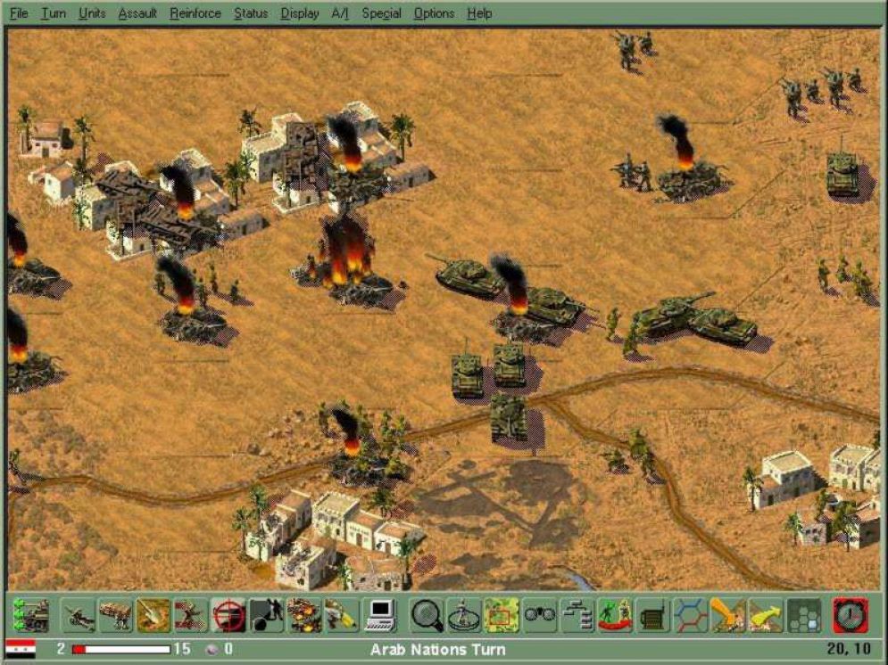 Screenshot ze hry Arab-Israeli Wars  - Recenze-her.cz