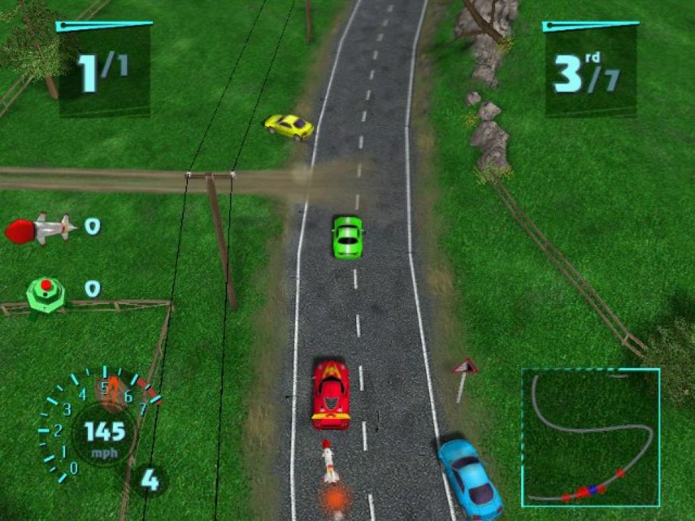 Screenshot ze hry Arcade Race - Recenze-her.cz