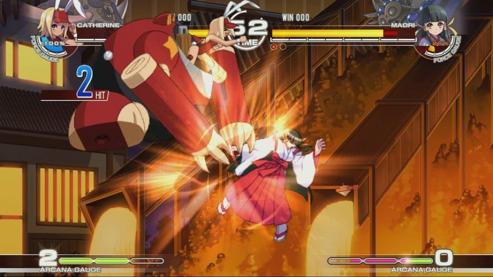 Screenshot ze hry Arcana Heart 3 - Recenze-her.cz