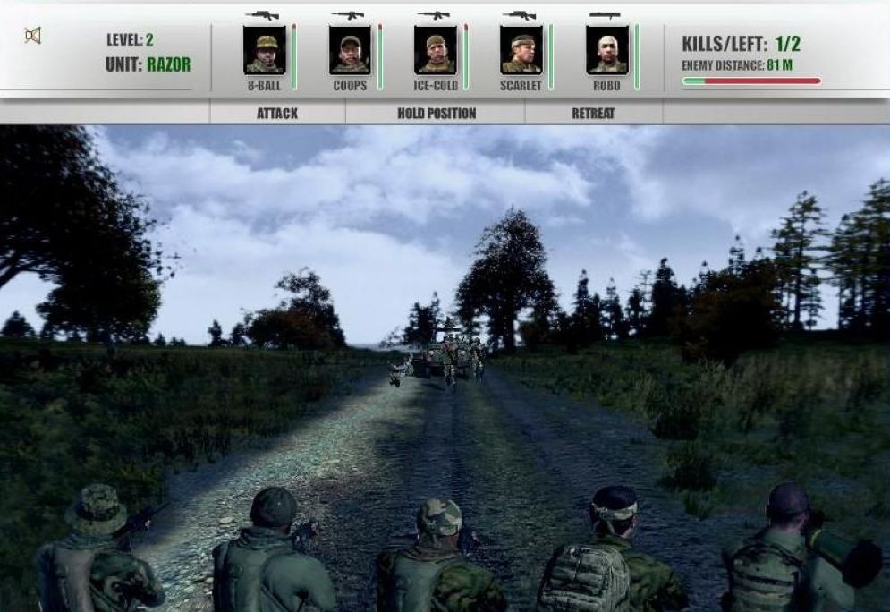 Screenshot ze hry ARMA 2 Flash Game - Recenze-her.cz