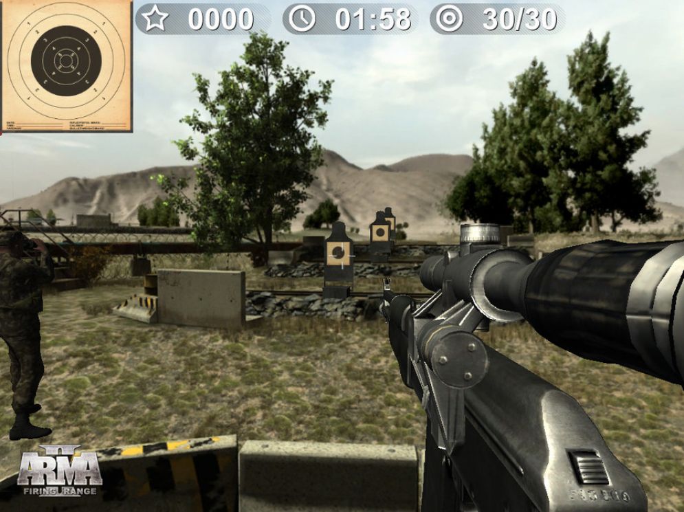 Screenshot ze hry Armed Assault 2: Firing Range (Arma II: Firing Range) - Recenze-her.cz