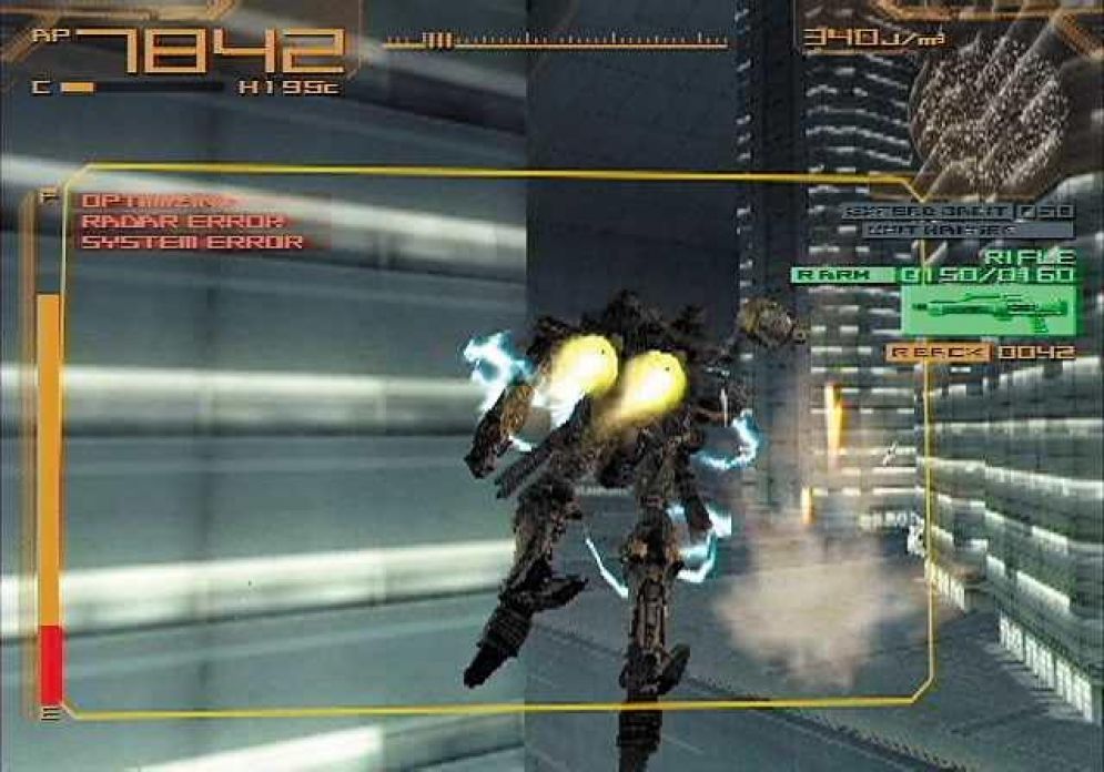 Screenshot ze hry Armored Core: Nexus - Recenze-her.cz