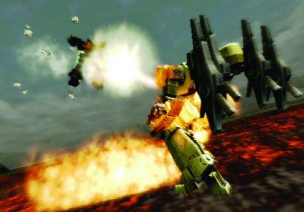 Screenshot ze hry Armored Core: Nine Breaker - Recenze-her.cz