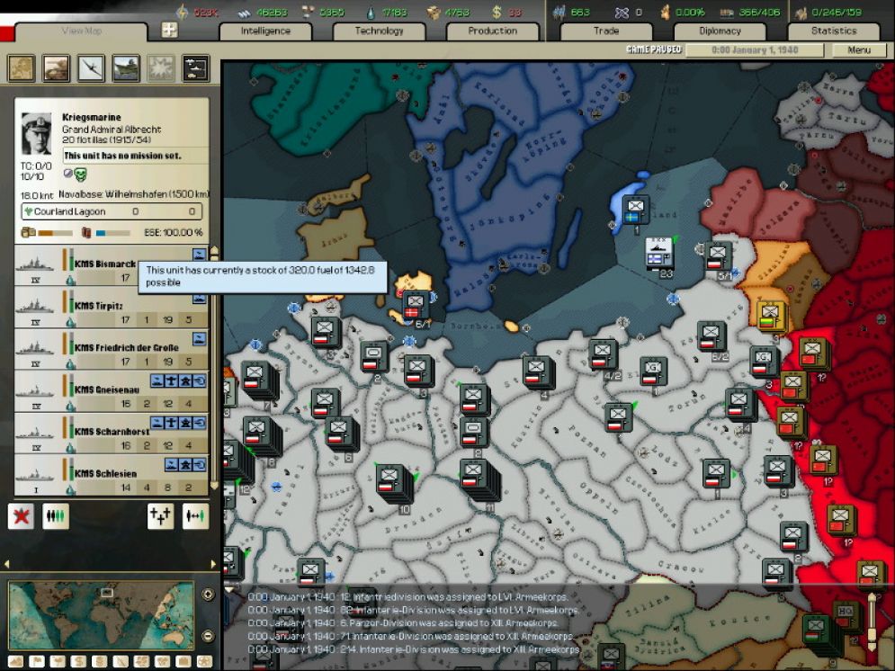 Screenshot ze hry Arsenal of Democracy - Recenze-her.cz