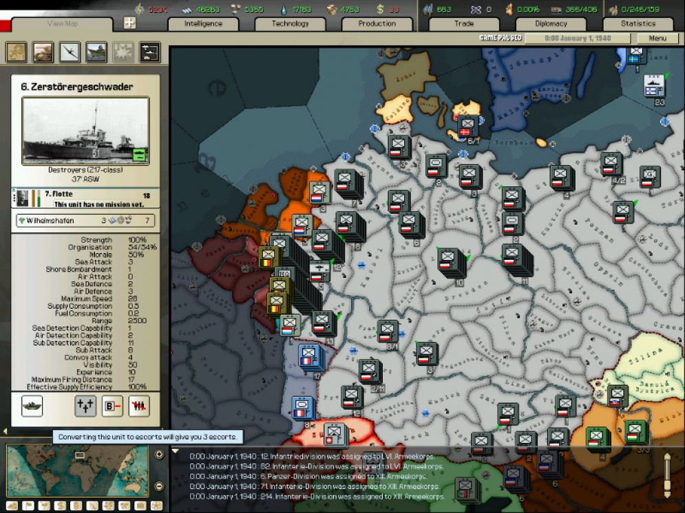 Screenshot ze hry Arsenal of Democracy - Recenze-her.cz