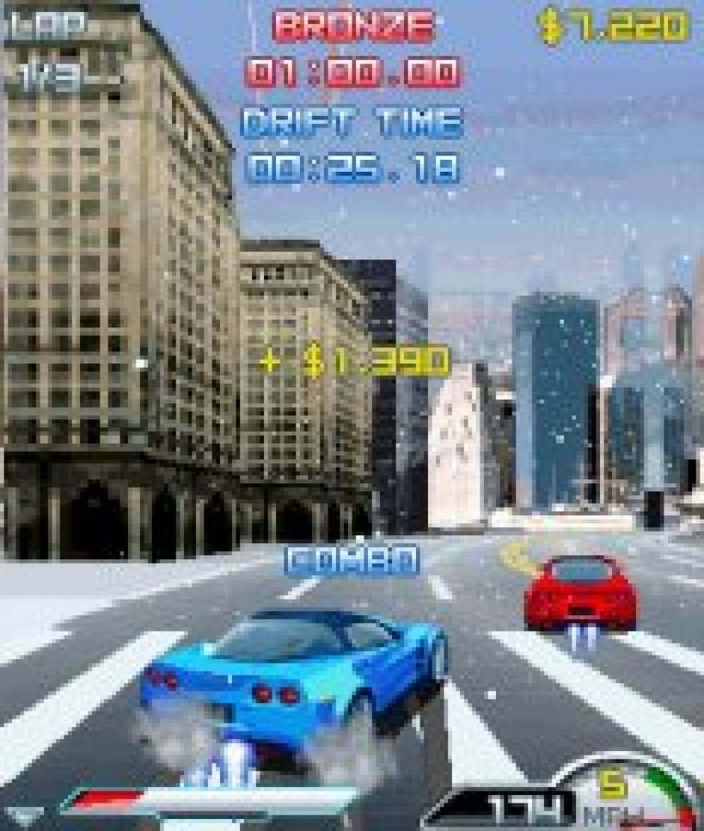 Screenshot ze hry Asphalt 4: Elite Racing - Recenze-her.cz