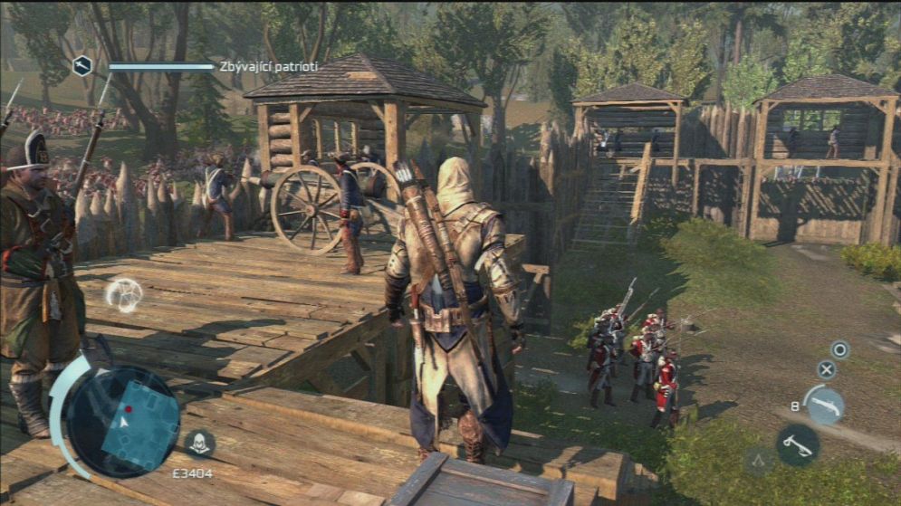 Screenshot ze hry Assassins Creed 3: Benedict Arnold - Recenze-her.cz