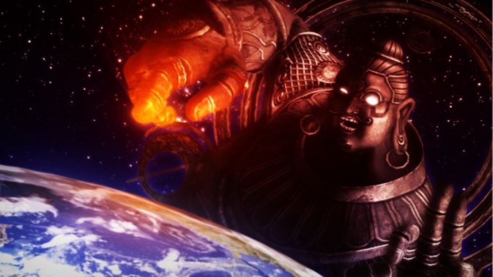 Screenshot ze hry Asuras Wrath - Recenze-her.cz