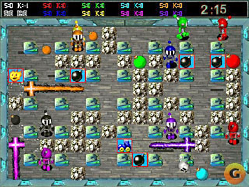 Screenshot ze hry Atomic Bomberman - Recenze-her.cz