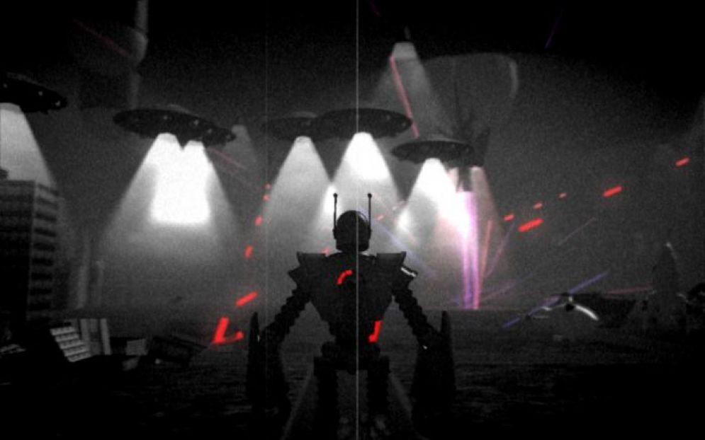 Screenshot ze hry Attack Of The 50ft Robot - Recenze-her.cz