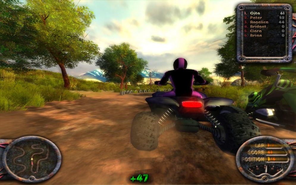 Screenshot ze hry ATV Quadro Racing - Recenze-her.cz