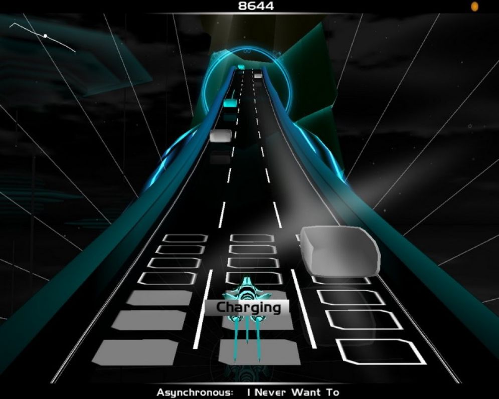 Screenshot ze hry Audiosurf: Ride Your Music - Recenze-her.cz