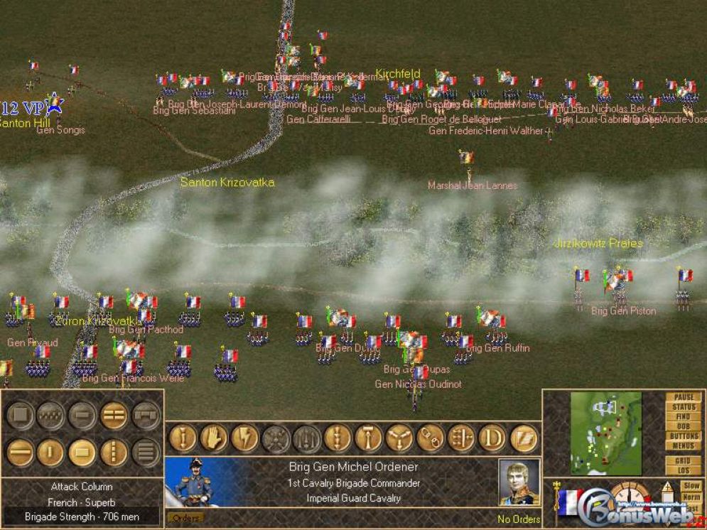 Screenshot ze hry Austerlitz: Napoleons Greatest Victory  - Recenze-her.cz