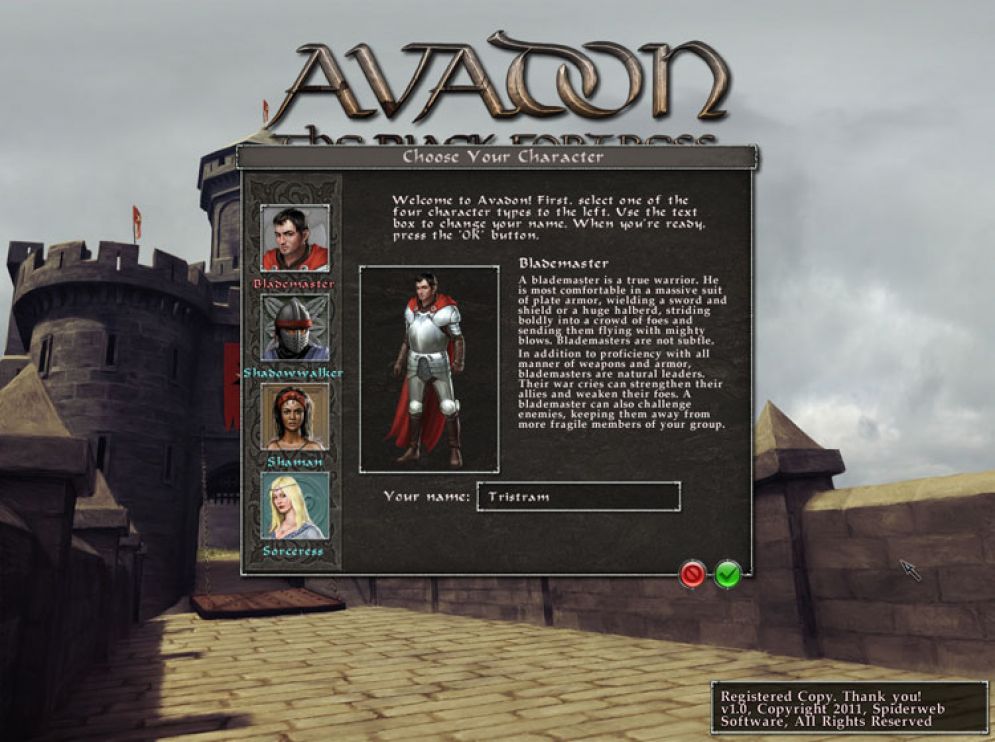 Screenshot ze hry Avadon: The Black Fortress - Recenze-her.cz