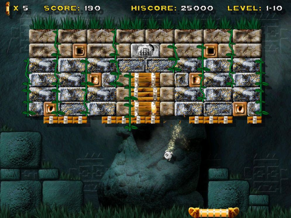 Screenshot ze hry Aztec Bricks - Recenze-her.cz