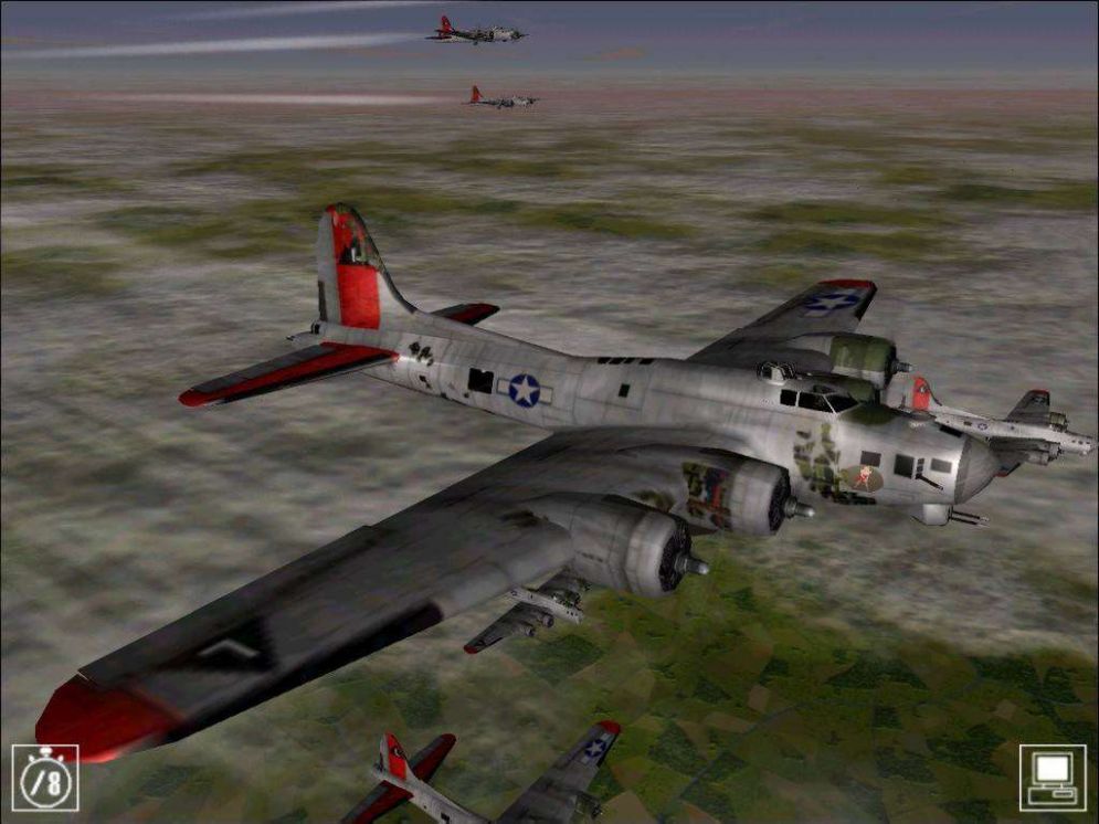 Screenshot ze hry B-17 Flying Fortress: The Mighty 8th - Recenze-her.cz