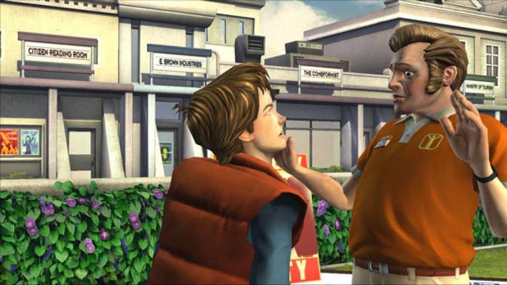 Screenshot ze hry Back to the Future: The Game - Episode 3: Citizen Brown - Recenze-her.cz