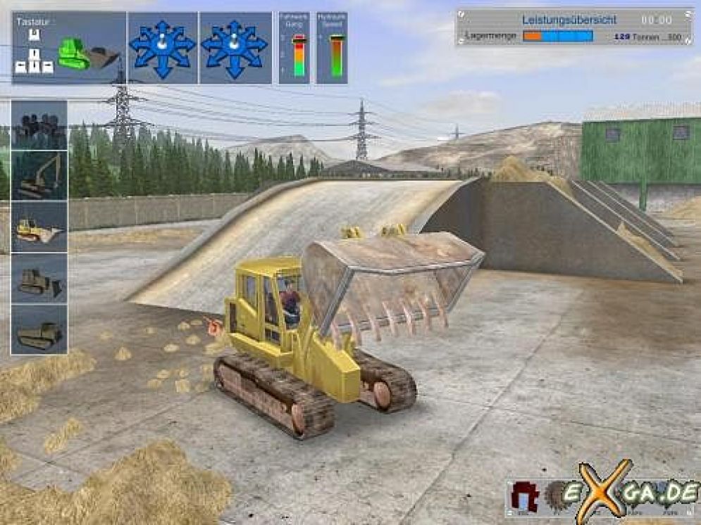 Screenshot ze hry Bagger-Simulator 2008 - Recenze-her.cz