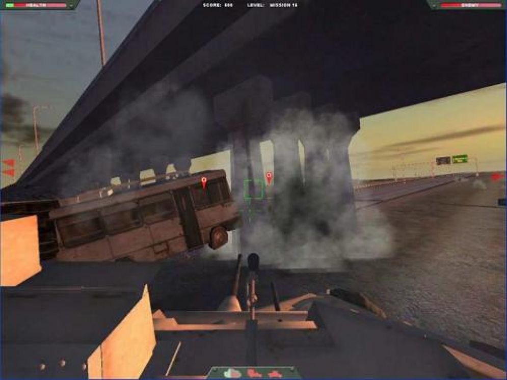 Screenshot ze hry Baghdad Central: Desert Gunner - Recenze-her.cz