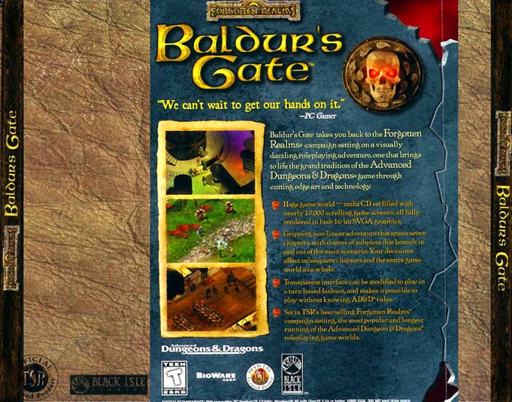 Screenshot ze hry Baldurs Gate - Recenze-her.cz