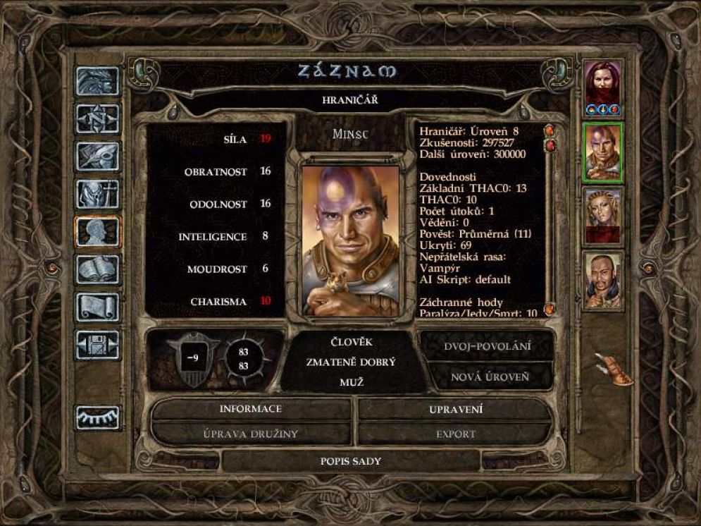 Screenshot ze hry Baldurs Gate 2: Throne of Bhaal - Recenze-her.cz