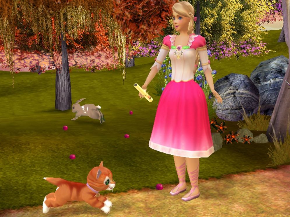 Screenshot ze hry Barbie: 12 tancch princezen - Recenze-her.cz