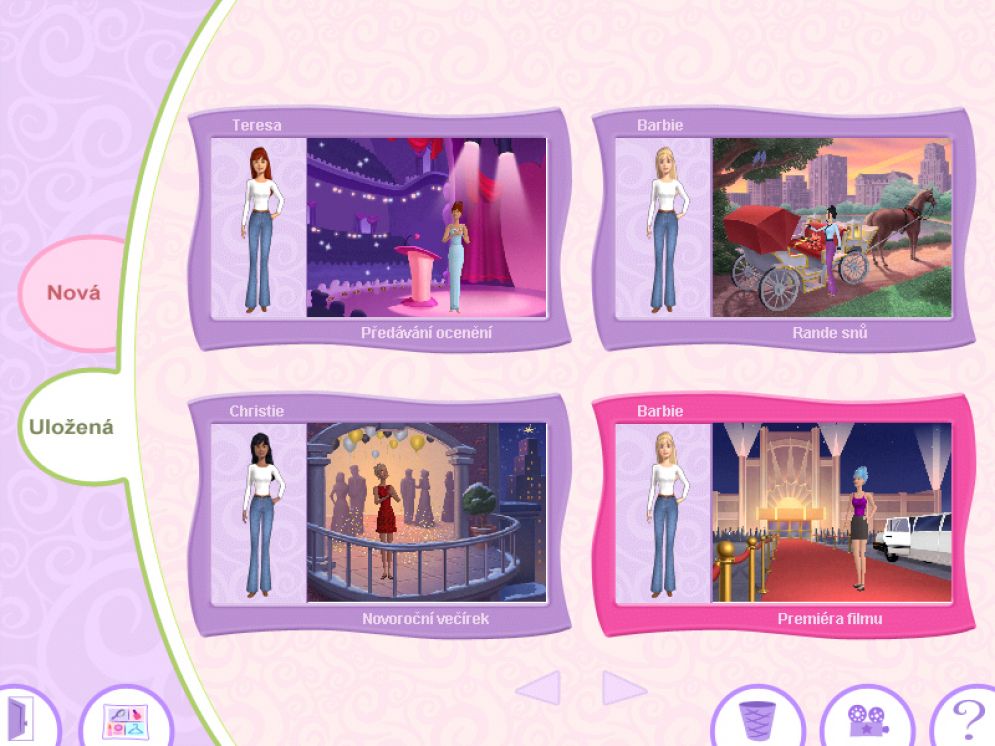 Screenshot ze hry Barbie: Salon kr�sy - Recenze-her.cz